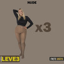 (Queima de Estoque🔥) Compre 1 e Leve 3 Meia Calça Pelúcida Lary™ (Somente Hoje)