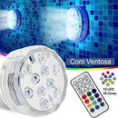 Kit Luminárias de Piscina RGB Lumix™ - Sem Fio Com Controle Remoto + Brinde Exclusivo (Últimas Unidades) - Pop Store