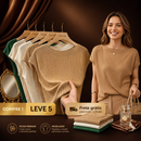 [Queima de Estoque🔥] Compre 1 Leve 5 Blusinhas Vita™ em Malha Viscoelástica (Somente HOJE!)